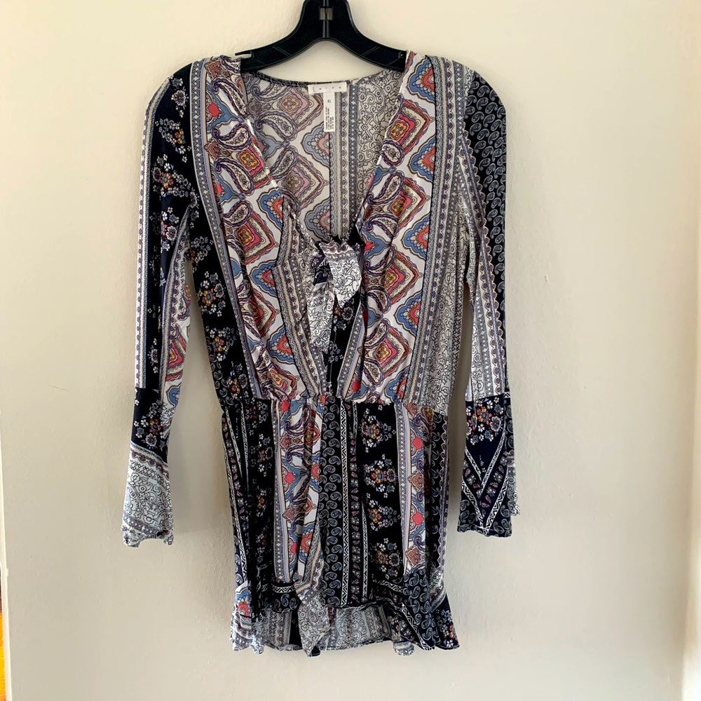 Long sleeve romper